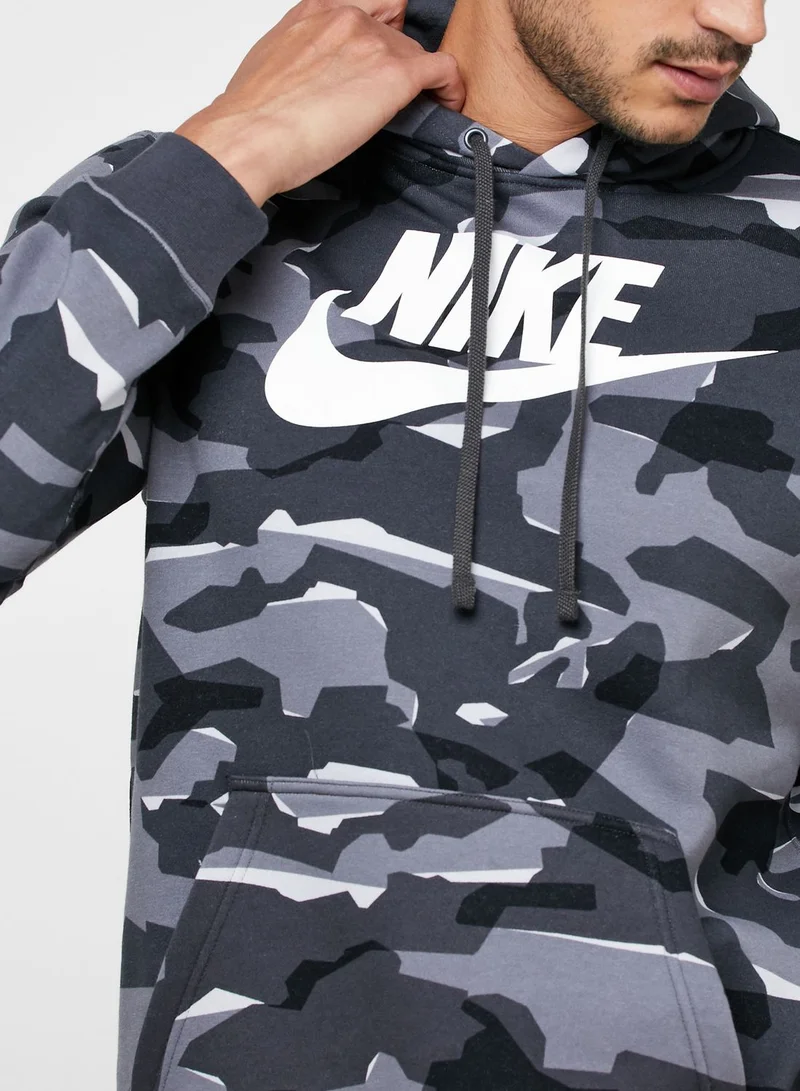 Nike NSW Club Camo Hoodie