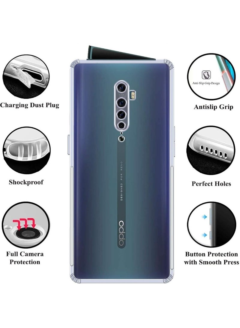 Transparent Shockproof Case Compatible with Oppo Reno 2 - Image 2
