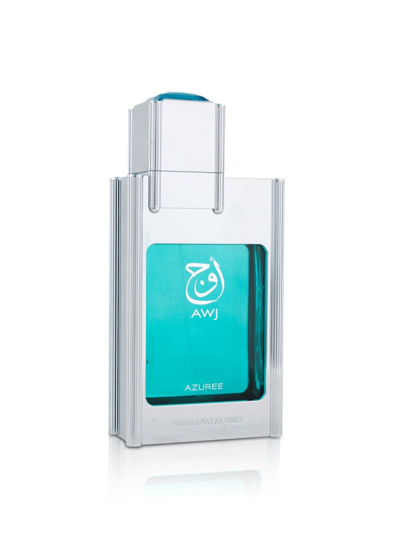 Mamlakat Al Oud Awj Azuree | A Dynamic Fusion of Mango, Blue Woods & Oud Warmth for Unisex  Eau de Parfum - 100ml  - Image 2