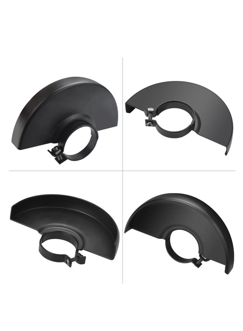 Angle Grinder Shield Protective Cover, Black Cutting Machine Base Metal Wheel Guard Safety Protector Cover for 125 115 Angle Grinder Power Tool Accessories 42 mm Inner Diameter, 2 Size - Image 2