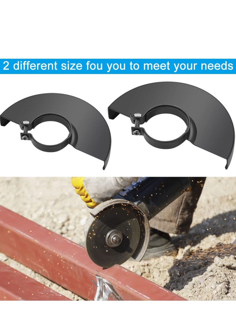 Angle Grinder Shield Protective Cover, Black Cutting Machine Base Metal Wheel Guard Safety Protector Cover for 125 115 Angle Grinder Power Tool Accessories 42 mm Inner Diameter, 2 Size - Image 5
