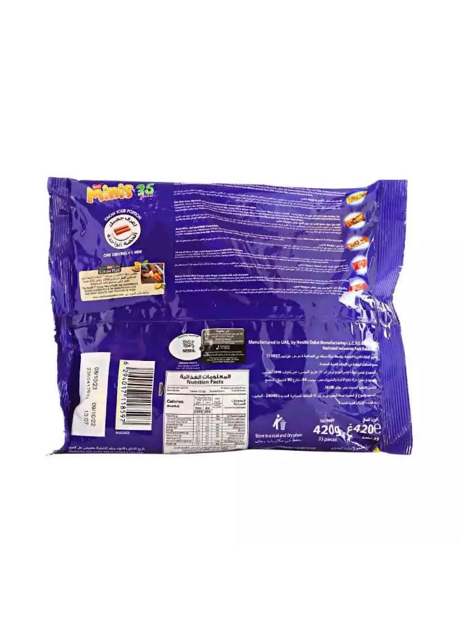 Nestle Nestle Minis Assorted Mix Chocolates- 420gms  - Image 2
