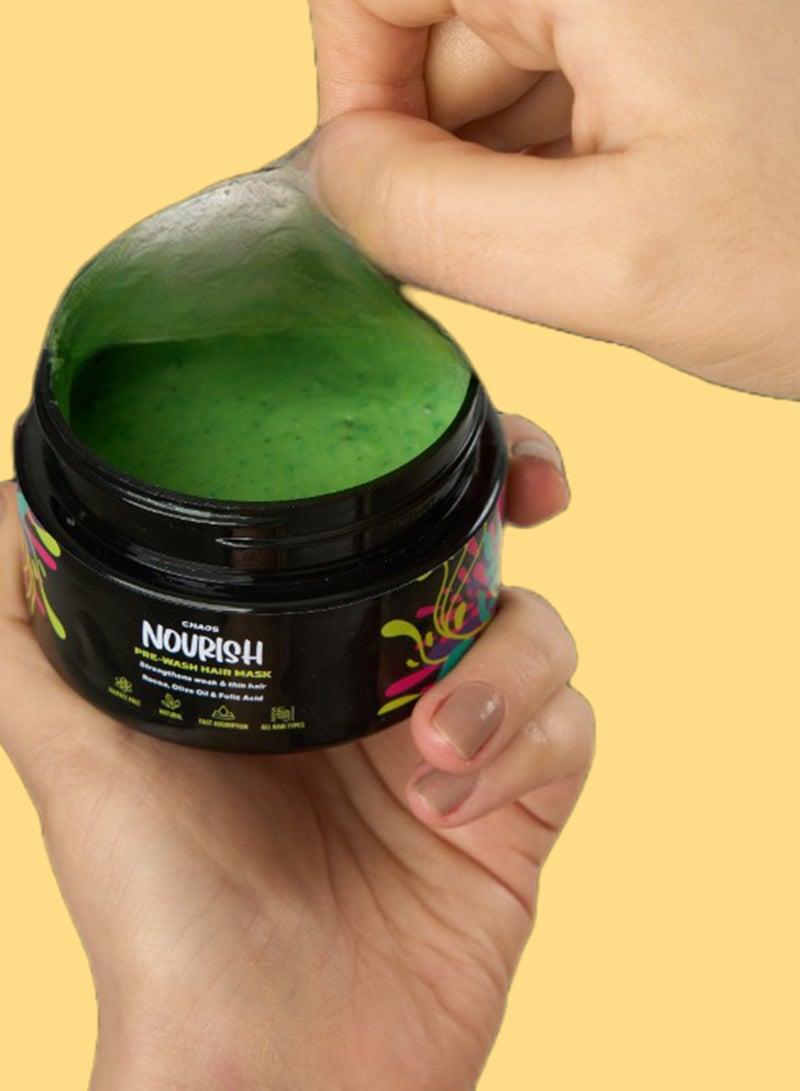 Chaos Hair Mask - Nourish, (Travel Size) 150 ml - Image 2