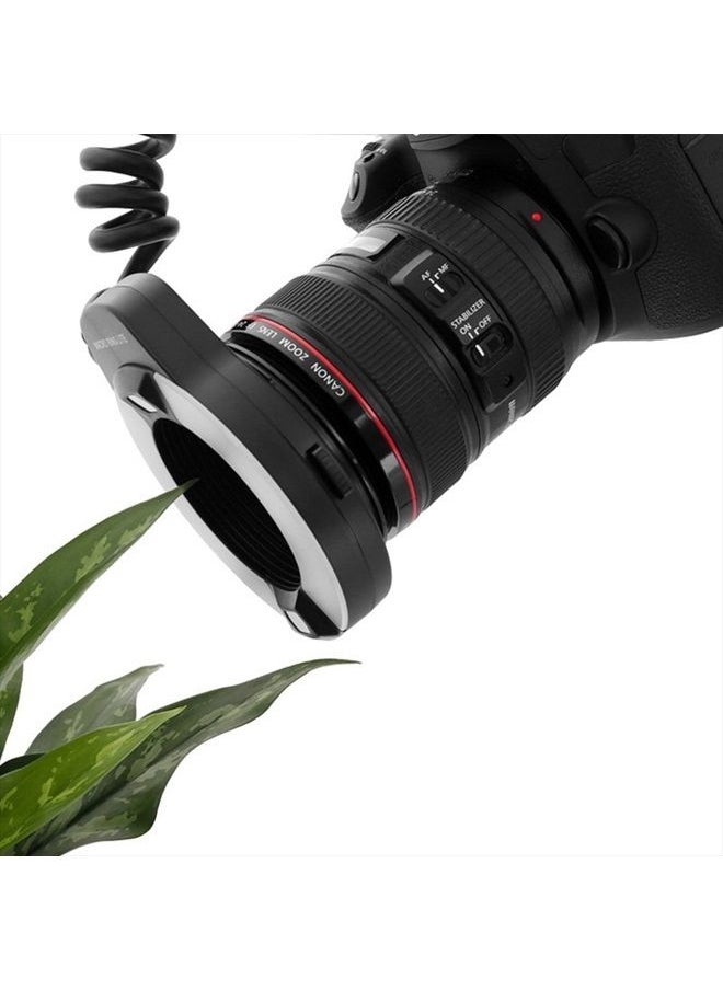 Meike - iTTL TTL LED Macro Ring Flash Light for Nikon d3400 d5600 d5300 d3300 d3200 d3100 d5500 d5200 d5100 d7100 d750 d850 d7200 d500 d810 d7500 d5600 d5500 d7000 d3300 DSLR Camera with Hot Shoe Mount - Image 1