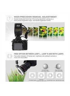 Meike iTTL TTL LED Macro Ring Flash Light for Nikon d3400 d5600 d5300 d3300 d3200 d3100 d5500 d5200 d5100 d7100 d750 d850 d7200 d500 d810 d7500 d5600 d5500 d7000 d3300 DSLR Camera with Hot Shoe Mount  - Image 5
