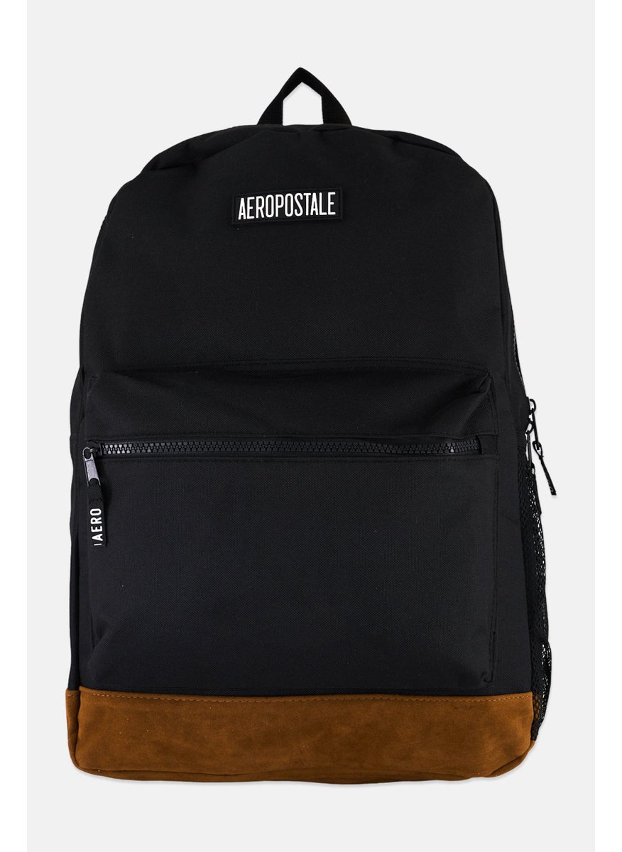 Aeropostale Men Brand Logo Backpack 31 L x 42 H x 14 W cm, Black  - Image 1