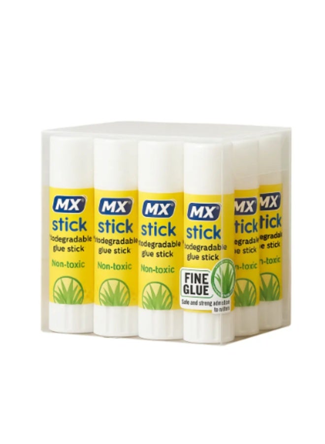 MX Stick Non Toxic Biodegradable Glue Stick- 12X25gms