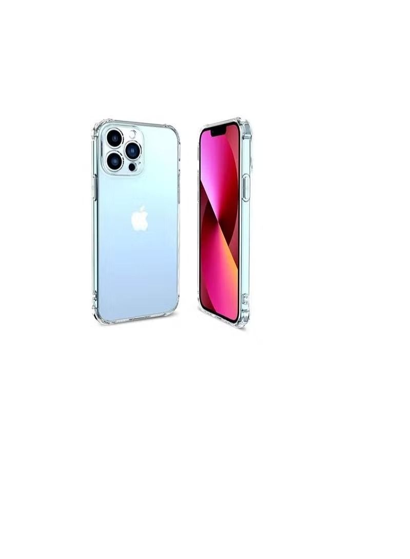 Zaboon iPhone 13 pro Max Case, Crystal Clear Soft TPU Transparent Bumper Shock Absorption Technology Raised Bezels Slim Protective 6.7' - Image 2