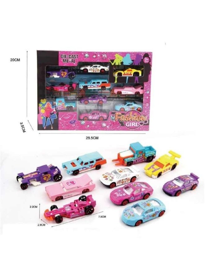 TOY GARDEN Die-Cast Mini Sports Car Pack – Assorted Pull-Back Metal Toy Vehicles for Kids, Colorful and Durable Mini Racing Cars Gift Set  - Image 3