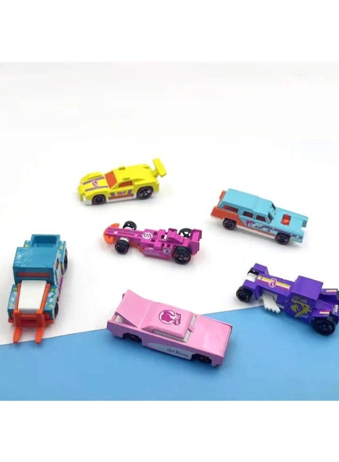 TOY GARDEN Die-Cast Mini Sports Car Pack – Assorted Pull-Back Metal Toy Vehicles for Kids, Colorful and Durable Mini Racing Cars Gift Set  - Image 4