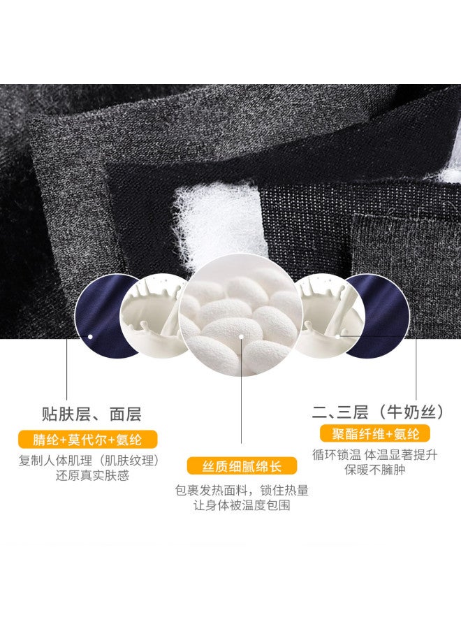 Long time companion 5-layer Thick Warm Boys & Girls Thermal Underwear Cold-proof Winter Pants - Image 4