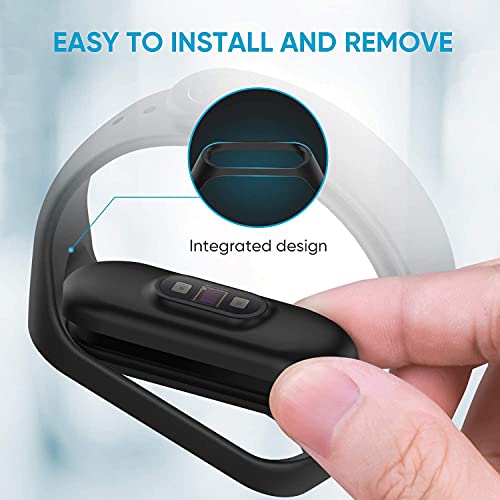 Sounce Adjustable Xiaomi Mi Band 3/ Mi Band 4 Watch Silicone Strap Band Bracelet (Not Compatible with Mi Band 1/2) - Image 3