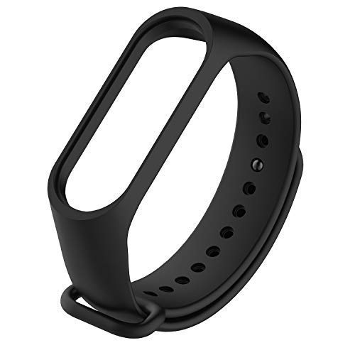 Sounce Adjustable Xiaomi Mi Band 3/ Mi Band 4 Watch Silicone Strap Band Bracelet (Not Compatible with Mi Band 1/2) - Image 1