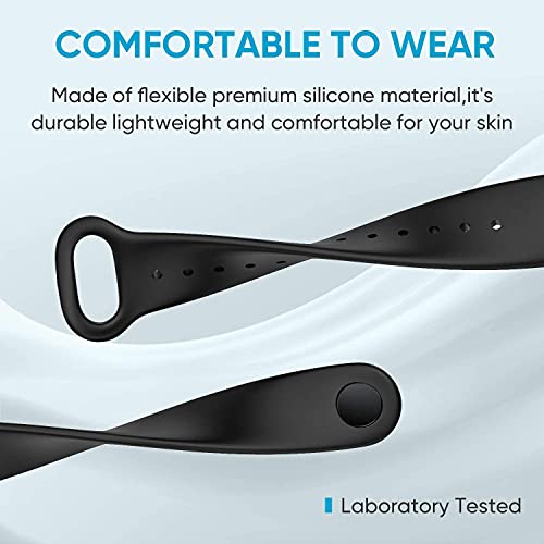 Sounce Adjustable Xiaomi Mi Band 3/ Mi Band 4 Watch Silicone Strap Band Bracelet (Not Compatible with Mi Band 1/2) - Image 4