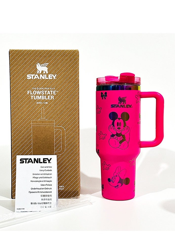 Stanley - Stainless Steel Tumbler - Vacuum Insulated Water Bottle for Home, Office or Car Reusable Cup with Straw Leak Resistant Flip Cold for 12 Hours or Iced for 2 Days, 40oz - Image 1