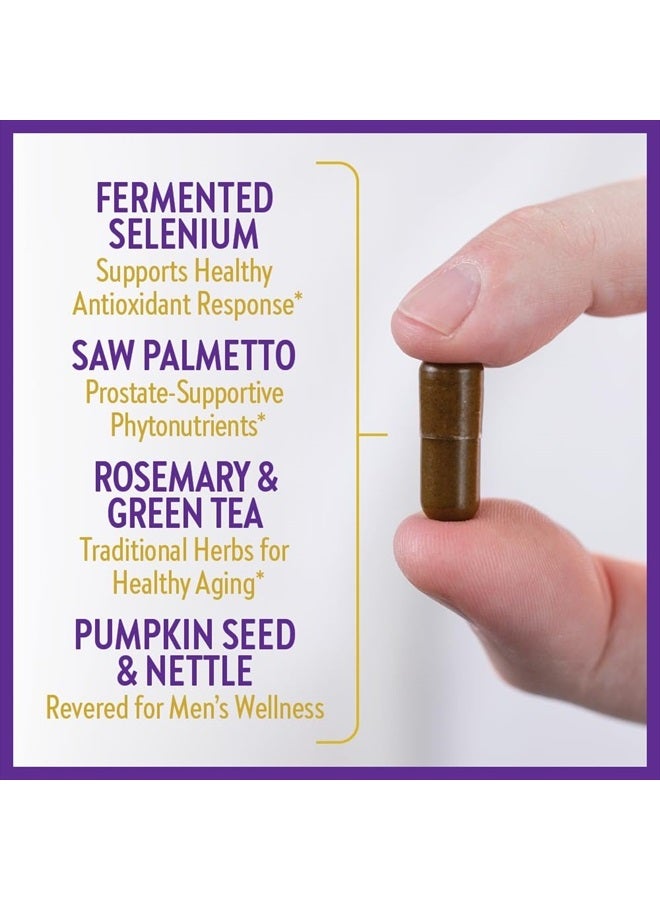 New Chapter Prostate Supplement - Prostate 5LX™ with Clinical Strength Saw Palmetto + Fermented Selenium for Prostate Health - 180 ct Vegetarian Capsule - Image 3