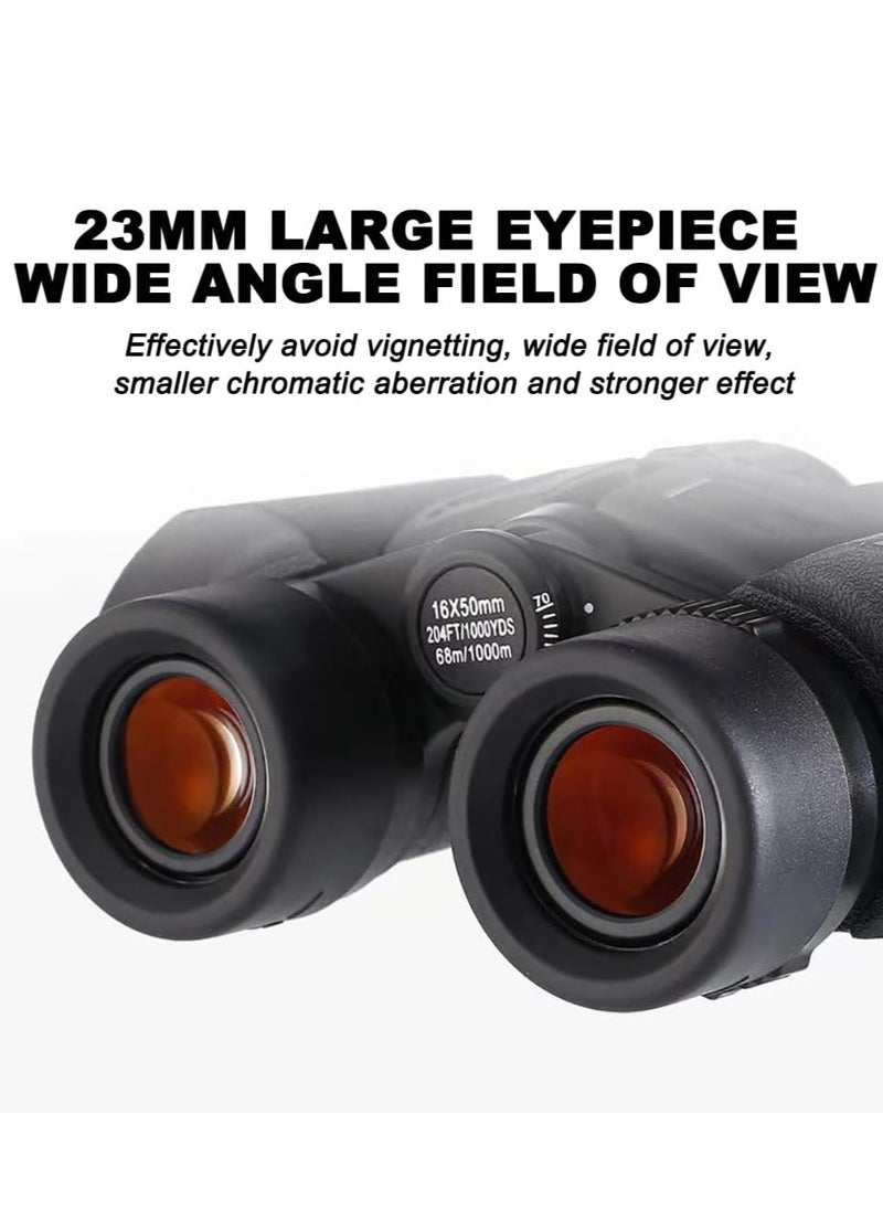 Eyebre Night Vision Binoculars, Non Slip Grip High Power HD Telescope, Convenient And Comfortable Bright Clear View Binoculars Hiking, Sporting Events, Concerts, (1pc, Design 1, Brown, 16x50)  - Image 2