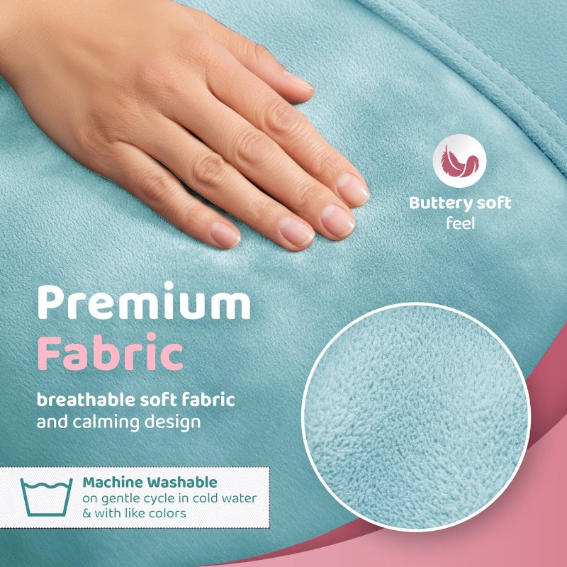Zomaple Mastectomy Recovery Pillow with Strap, Gel Pack, Seat Belt Cover & Shower Lanyard â€“ Post-Op Essentials, Breast Augmentation/Reduction & Recovery Supplies â€“ Washable Cover for Comfort & Support - Image 4