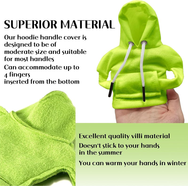vvag Gear Shift Hoodie, Hoodie Car Gear Shift Cover, Car Shift Knob Hoodie, Automotive Interior Accessories, Universal Fit Knob Cover Gift (Green) - Image 4