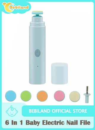 6 In 1 Baby Electric Nail File Drill, No Sharp Claws to Hurt, Nail Care Professional Manicure Pedicure System for Cosmetic Nail Care - pzsku/Z0892BFB7493386FA2767Z/45/_/1736324657/f1443a13-0af2-41f0-a1b0-6f02d97ffddf