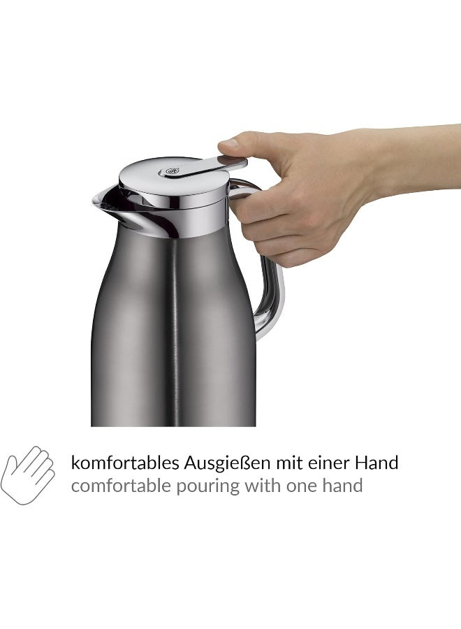 Alfi alfi Skyline 1.5 L, Cool Grey, Stainless Steel Vacuum jug  - Image 4