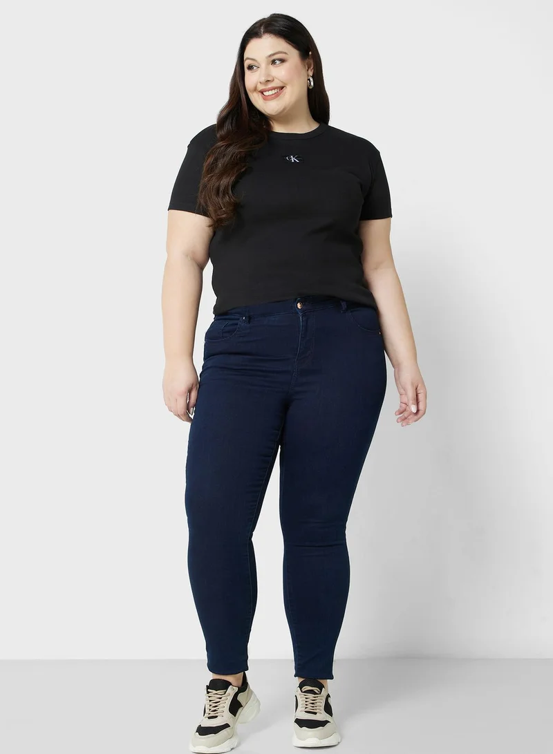 CALVIN KLEIN JEANS PLUS Crew Neck T-Shirt