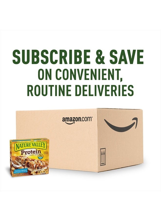 Nature Valley Chewy Granola Bar, Protein, Coconut Almond, 5 Bars, 7.1 OZ  - Image 5