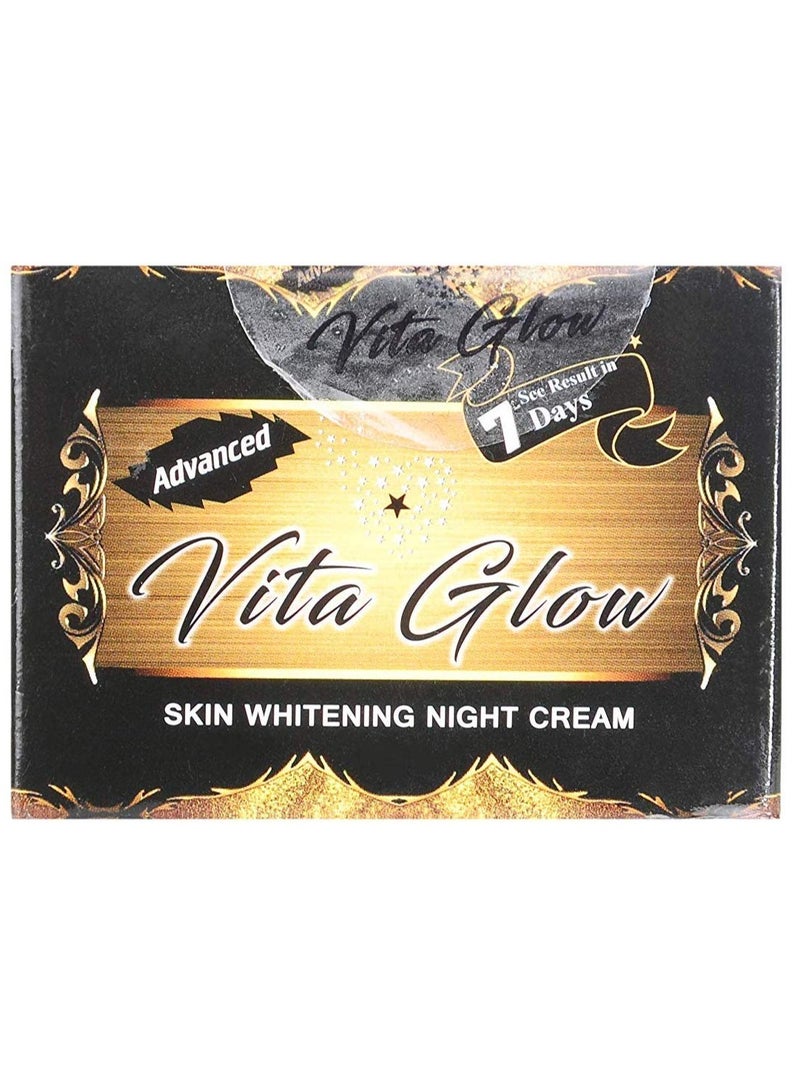 Vita Glow Advanced Night Cream For Skin Whitening - 30 Gm - Image 1