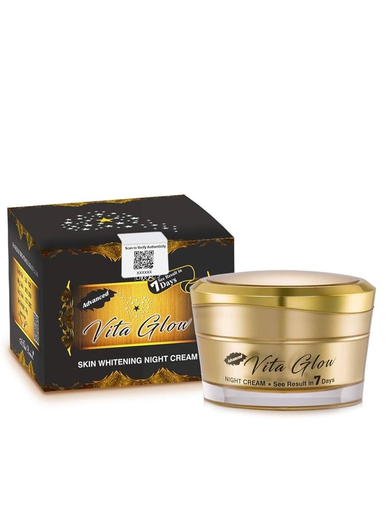 Vita Glow Vita Glow Advanced Night Cream For Skin Whitening - 30 Gm - Image 1