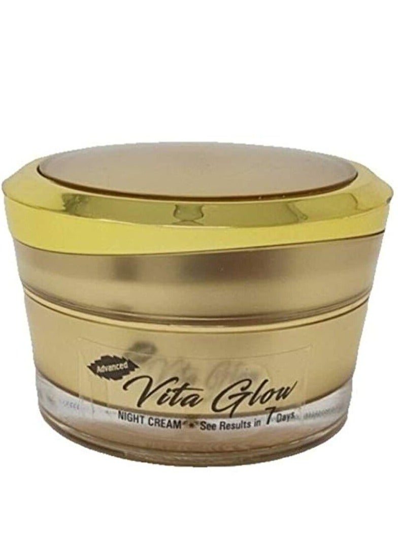 Vita Glow Vita Glow Advanced Night Cream For Skin Whitening - 30 Gm - Image 2