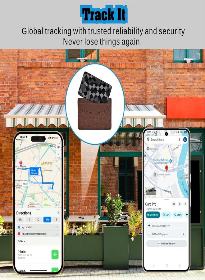 Reyke متتبع ريك سليم، جهاز ذكي متوافق مع iOS Find My و Google Find Hub، جهاز تحديد موقع قابل لإعادة الشحن لعلامات الأمتعة، الهواتف المحمولة وجوازات السفر - Image 5