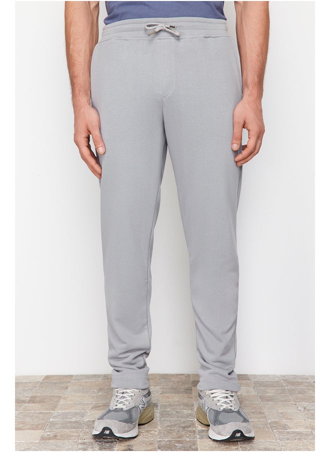 trendyol Gray Men's Basic Sweatpants TMNSS24EA00008  - Image 1