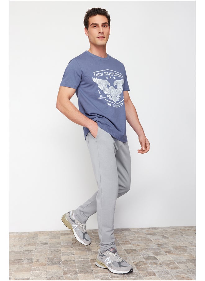 trendyol Gray Men's Basic Sweatpants TMNSS24EA00008  - Image 2
