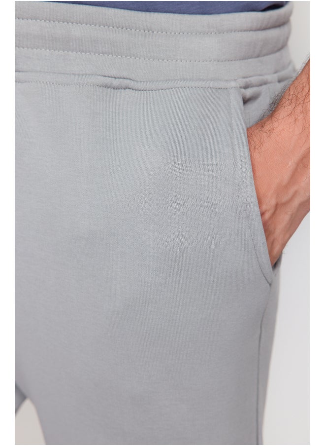 trendyol Gray Men's Basic Sweatpants TMNSS24EA00008  - Image 5