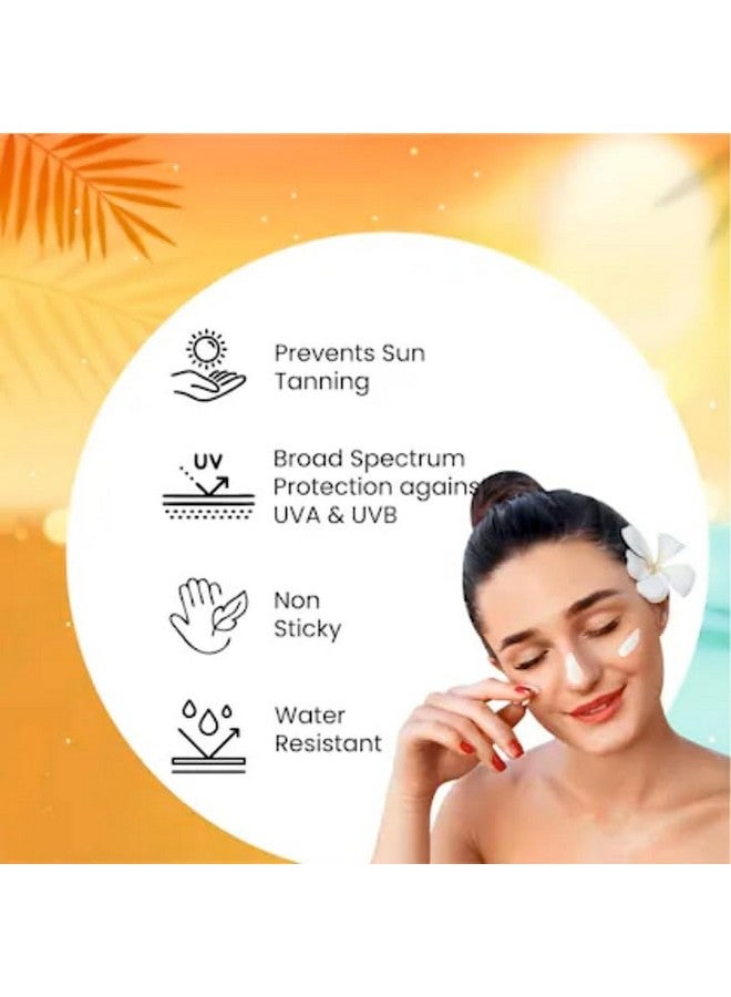 GABANA Sunscreen Fairness Lotion SPF 50++ for Dry and Oily Skin (Pack of 4, 100 ml)|sunscreen lotion for Face and Body Lotion for Men and Women Sunscreen Cream for Dry Skin and Oily Skin Tan Free Skin - Image 4