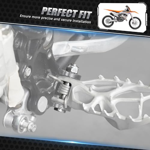 NICECNC Foot Peg Footrest Pins Motorcycle Compatible with KTM 125450 XC SX XCF SXF 20232024 150500 EXC EXCF XCW XCFW XWF 2024Compatible with Husqvarna 125450 FCFXTXTC 20232024 Accessories - Image 3