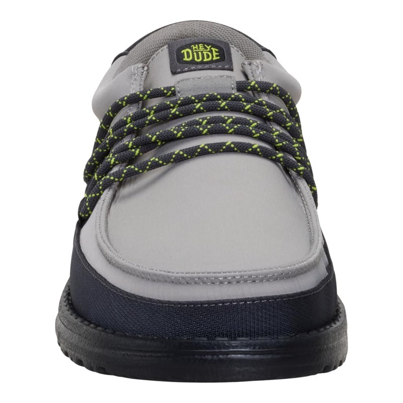 HEYDUDE Wally Guard Black/Moon Grey Size 11, Menâ€™s Shoes, Slip-on Loafers, Comfortable & Light-Weight - Image 5