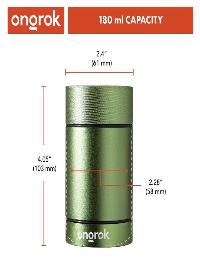 ONGROK Aluminum Storage Container, 180ml, Air Proof Jar to Preserve Smell and Aroma - Image 3
