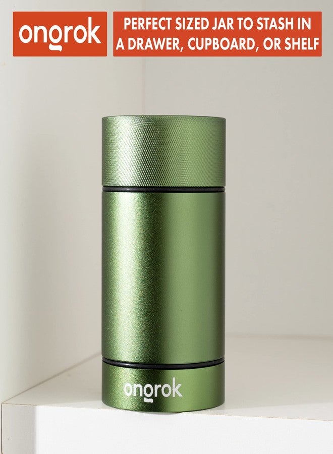 ONGROK Aluminum Storage Container, 180ml, Air Proof Jar to Preserve Smell and Aroma - Image 2