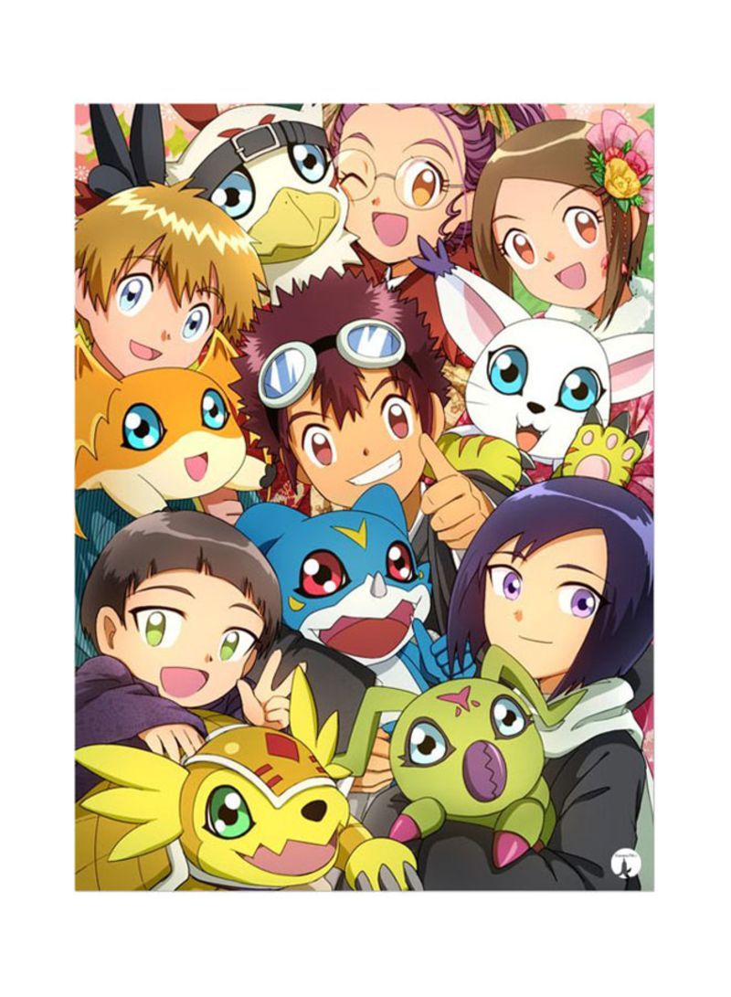 RKN The Anime Digimon Mouse Pad Multicolour