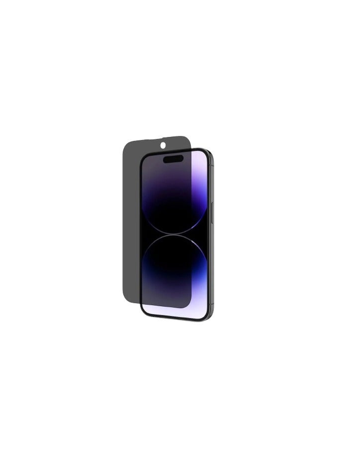 AKSESORY iPhone 13 Pro Max Privacy Screen Protector 6.7 Inch - Anti Spy Tempered Glass, Full Coverage Edge to Edge, Curved Case Friendly Design, Scratch Resistant, High Definition Clarity - Image 3