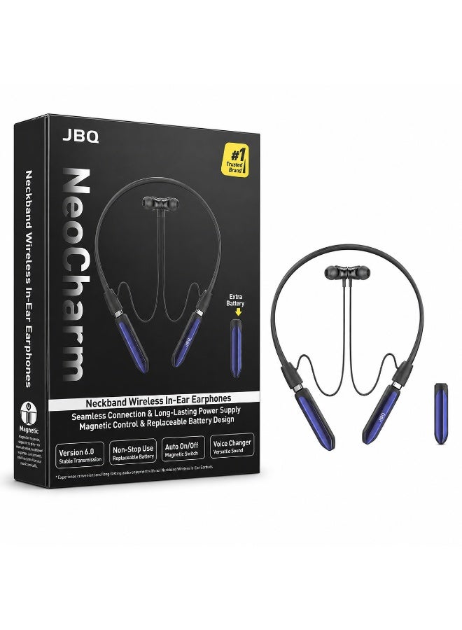 JBQ NeckCharm Wireless Neckband Earphones - Image 2