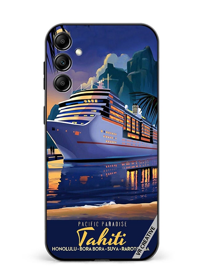 VR CREATIVE Protective Case Cover For Samsung Galaxy A34 Pacific Paradise Design Multicolour - Image 1