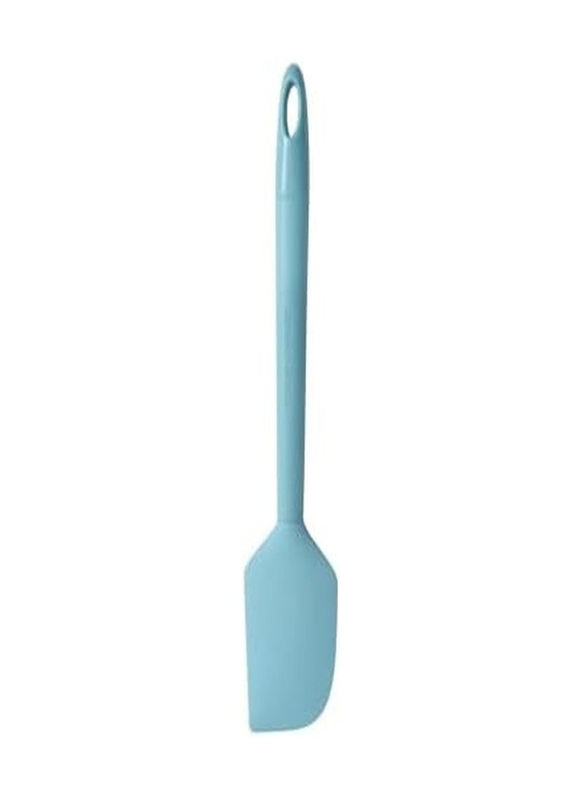 Chicago Metallic Spatula, Ideal for Scraping Foods Out of Pots and Bowls, or Spreading Frosting and Batter, Safe to Use on All Cookware, Aqua, 1.97x0.59x9.84 Inch - Image 1