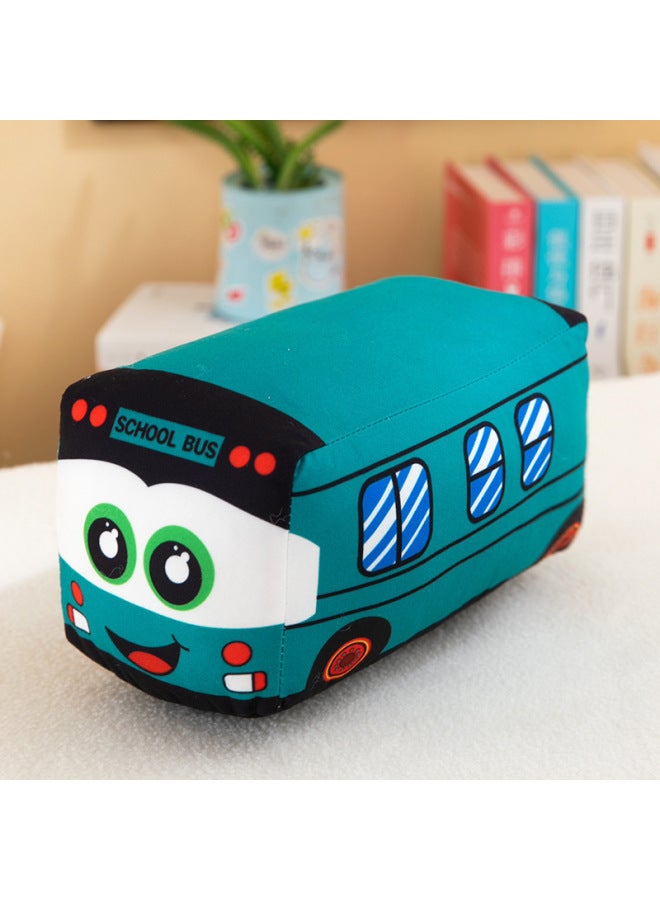 Cartoon Van Plush Toy Boys And Girls Birthday Gift Doll Sleeping Kidsren Doll Locomotive Ornaments-Specifications:25cm-Color:Yellow Plush Simulated Van - Image 5