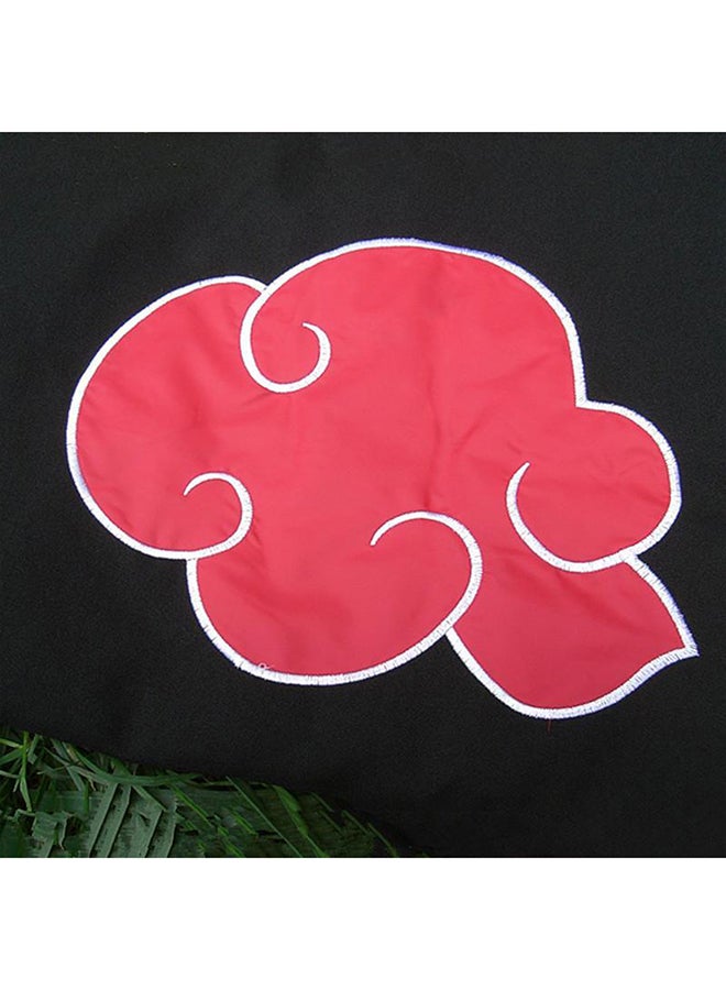 Realistic Soft Poly Blend Fabric Cosplay Akatsuki Cloak Costume For Kids - Image 3