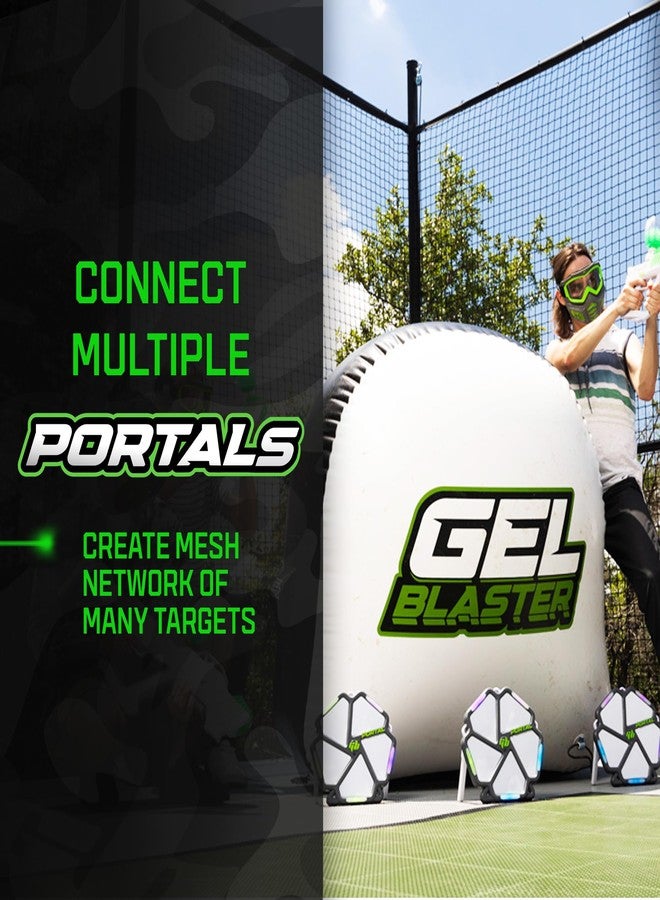 Gel Blaster Portal Smart Target System with Included App - Target System with Responsive LED Panels for 10 Plus Interactive & Multiplayer Games - Score & Stats Trackings - Ages 14+ - Image 4