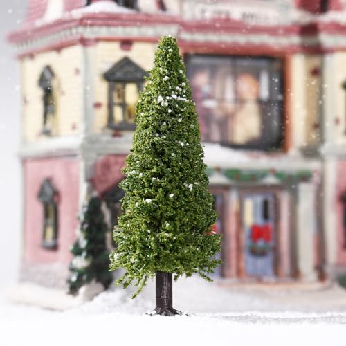 WINOMO Miniature Diorama Trees: 15pcs Green Scenery Landscape Model Cedar Trees Train Scenery Landscape Pine - Image 4