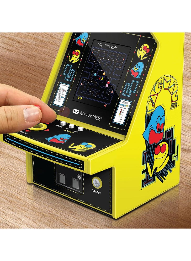 My Arcade Pac-Man Micro Player: 6.75" Mini Arcade Machine, Fully playable Video Game Collectible - Image 3