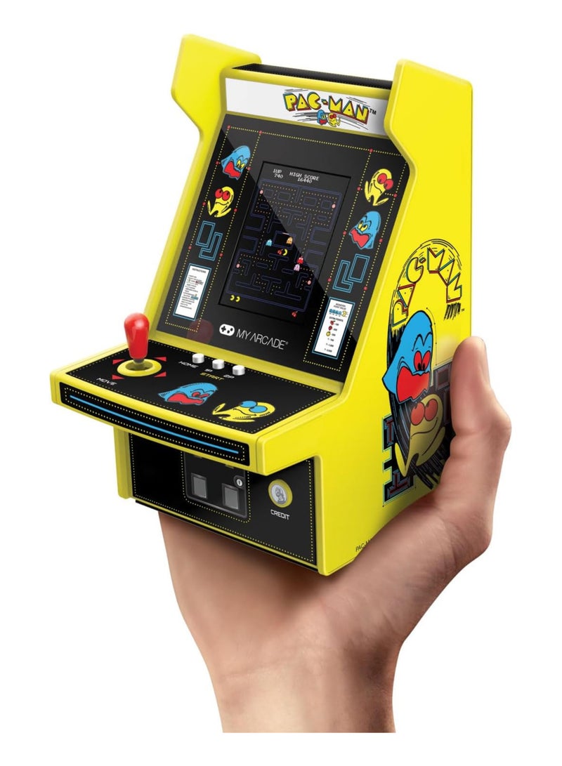 My Arcade Pac-Man Micro Player: 6.75" Mini Arcade Machine, Fully playable Video Game Collectible - Image 1